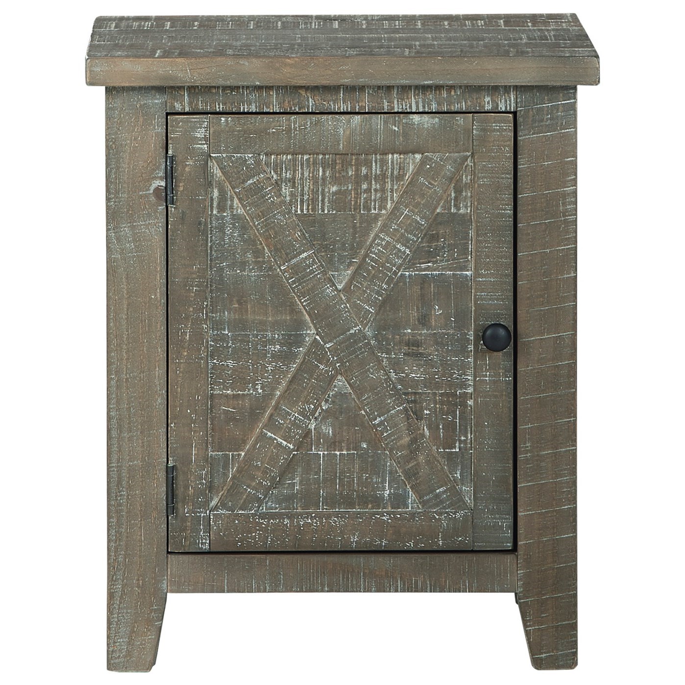 Signature Design by Ashley Pierston Rustic Distressed Gray Accent